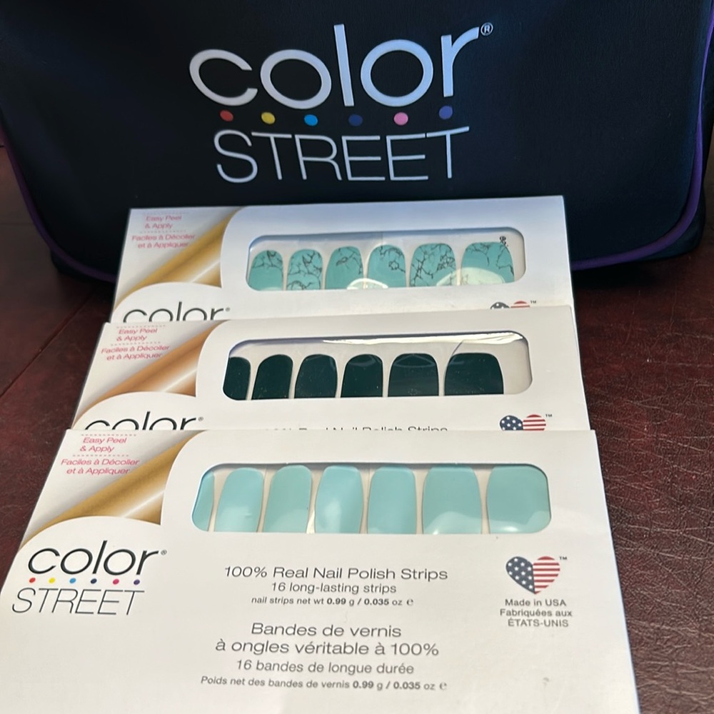 Color Street Mojave Turquoise bundle RETIRED